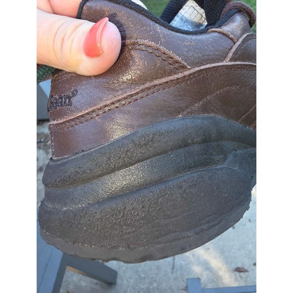 LL Bean Men's Brown Leather Gore-Tex Boots Vibram Soles